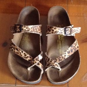 Papillo Birkenstock Animal Print Sandals Sz:7